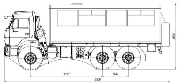 Раскраски КАМАЗ 55111 самосвал