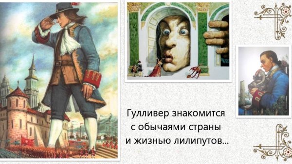 Рисунок путешествие Гулливера путешествие в Лилипутию