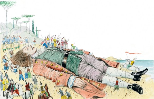 Путешествие Гулливера читательский дневник рисунки