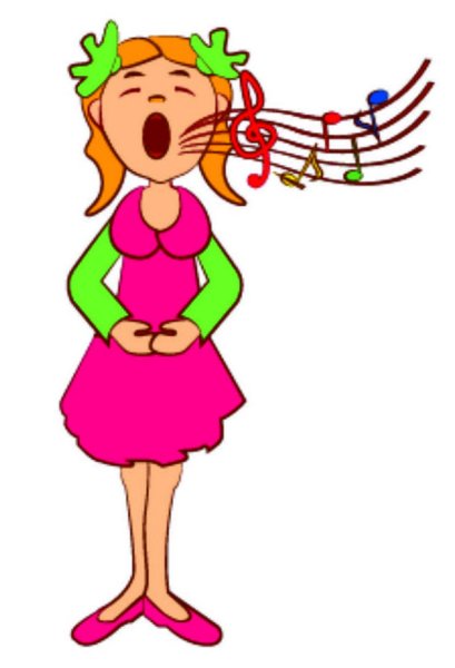 Певица мультяшная