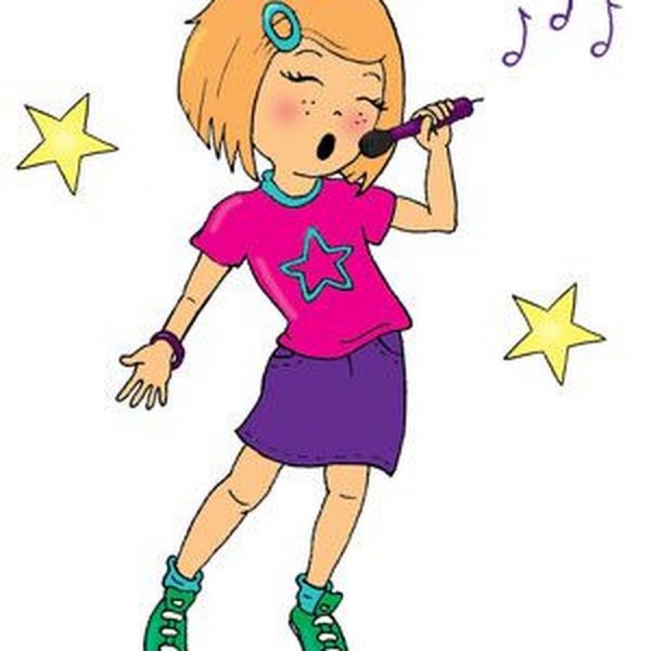 Девочка поет