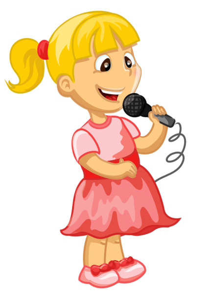 Ребенок с микрофоном