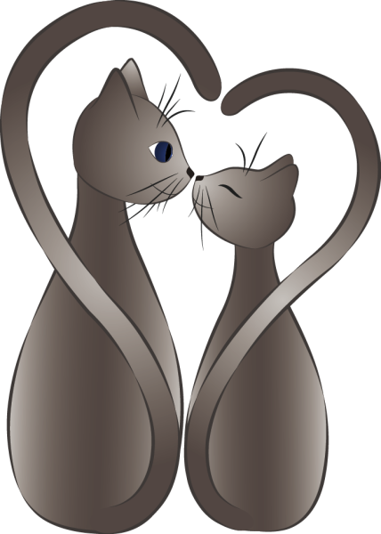 Влюбленные коты