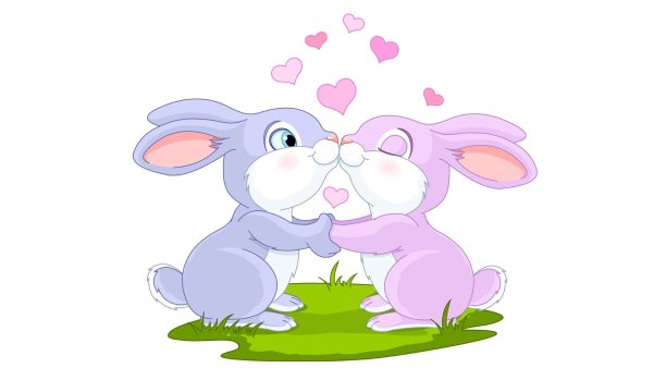 Влюбленные зайки