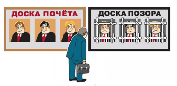 Эскиз доски почета