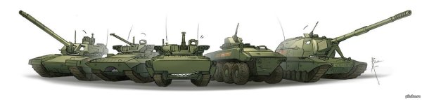 Т-14 Армата сбоку