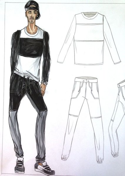 Одежда для рисования мужская