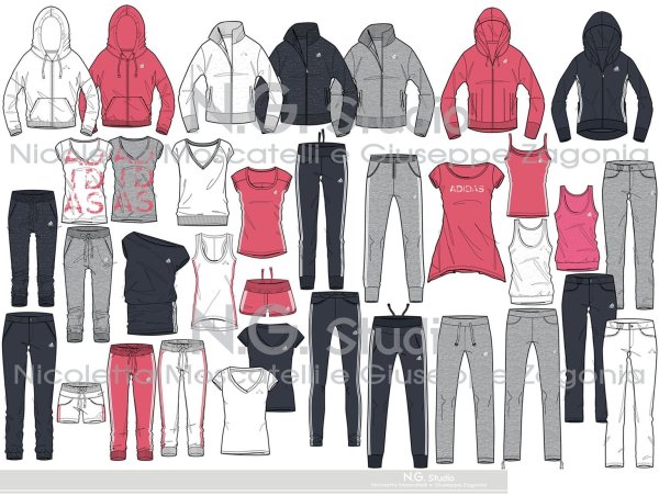 Эскиз спортивного костюма