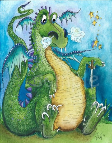 Дракон из сказки