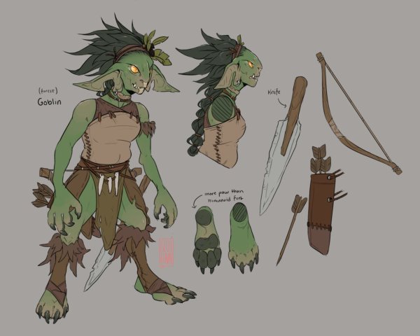 Арты в стиле Goblin Core