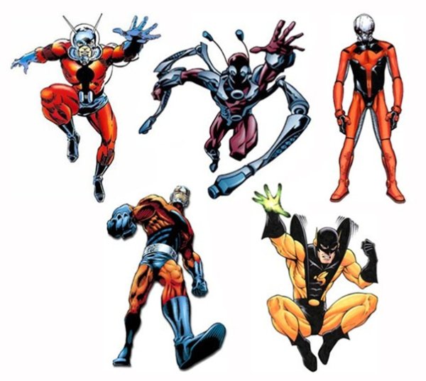 Раскраска человек муравей Марвел