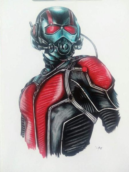 Человек муравей срисовать