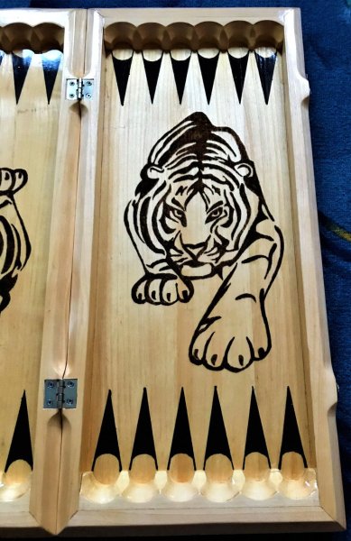 Нарды тигр: резные