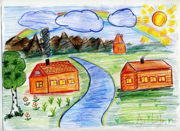 Рисунок села