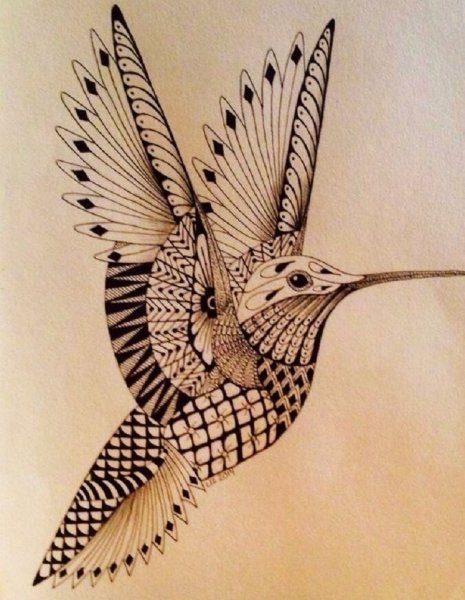 Стилизованные птицы