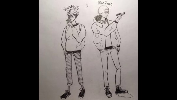 Гон Фладд и кейкбой рисунок