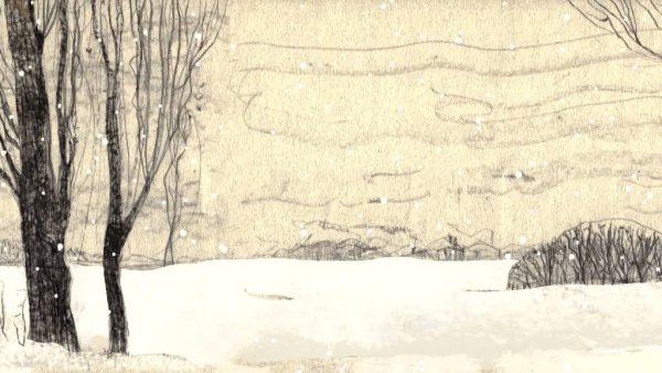 Иллюстрация к симфонии Чайковского зимние грезы