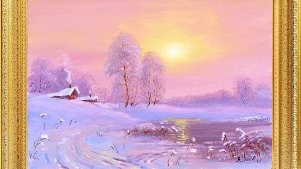 Композиции по зимним пейзажам