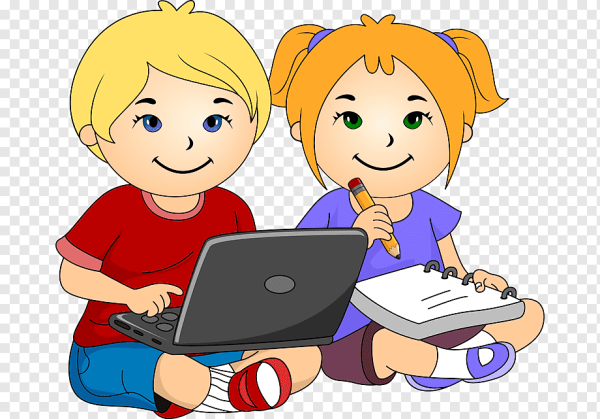Дети и ПК иллюстрации