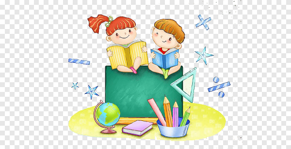 Дети учатся иллюстрация