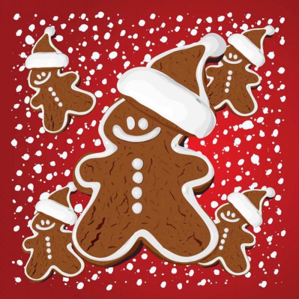 Имбирные пряники трафареты новогодние