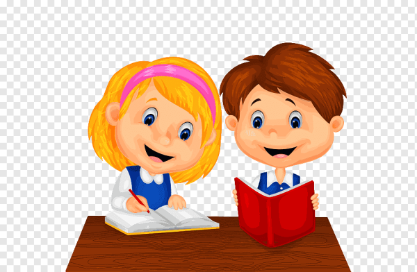 Дети учатся мультяшные