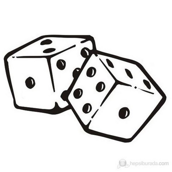 Игральные кости эскиз