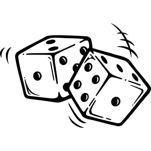 Тату игральные кости