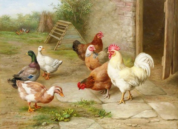 Художник Эдгар Хант картины утки