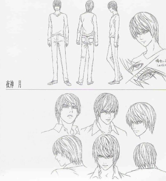 Лайт тетрадь смерти для срисовки