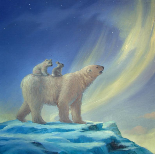 «Белый медведь и Северное сияние» о.в.Павлова с.39;
