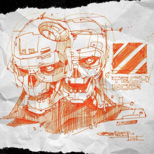 Скетч арт киберпанк 2077