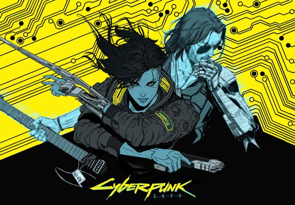 Cyberpunk 2077 Art Джонни
