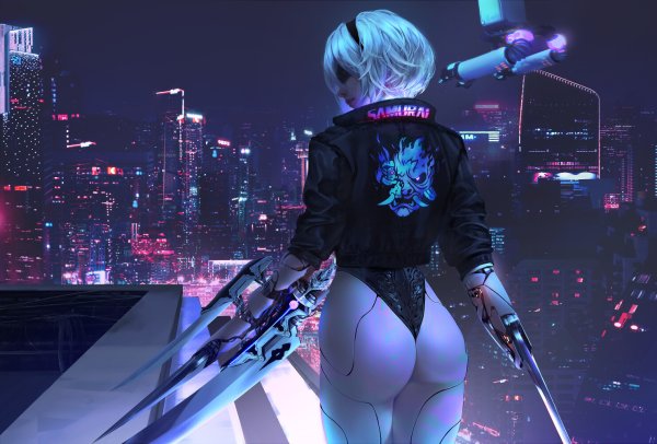 Киберпанк 2077 x NIER