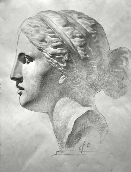 МАРХИ гипсовая голова Венеры