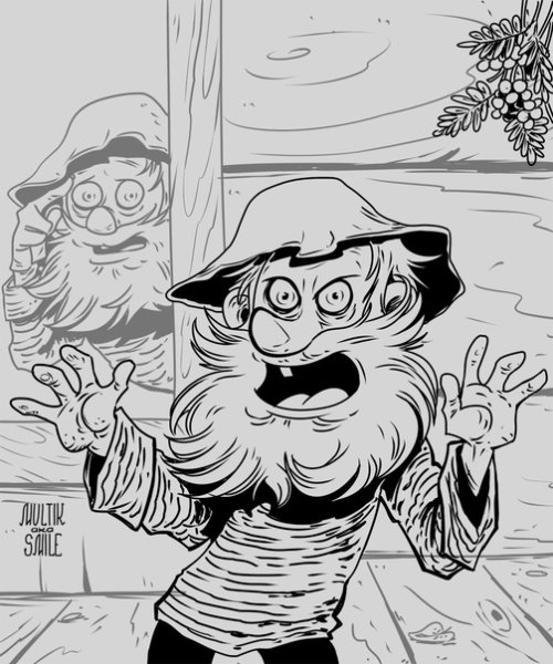 Дядюшка ау раскраска