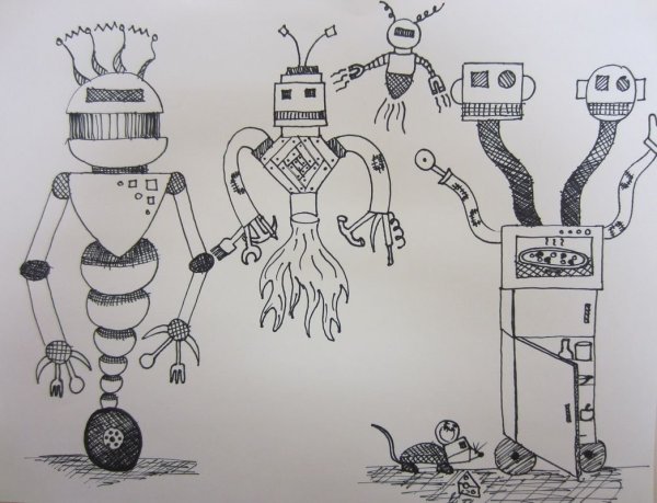 Рисунок на тему наука и техника