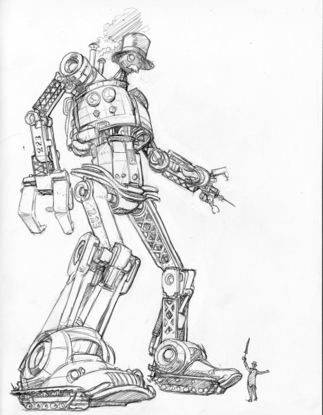 Робот помощник раскраска