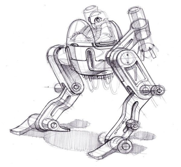 Робот рисунок