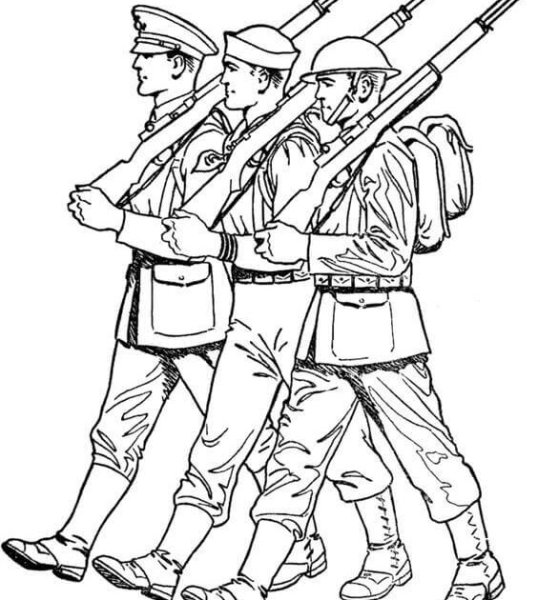 Марш рисунок