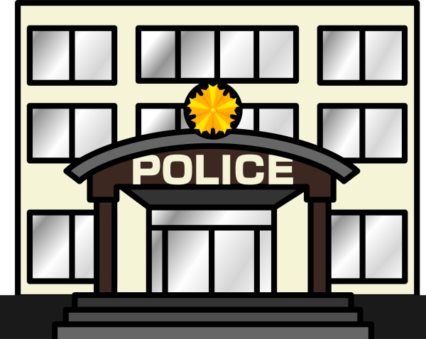 Полицейский участок вектор