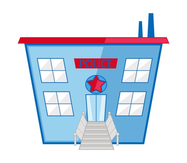 Здание полиции для детей