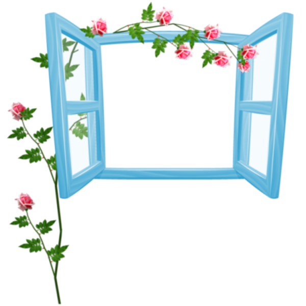 Фоторамка в виде окна