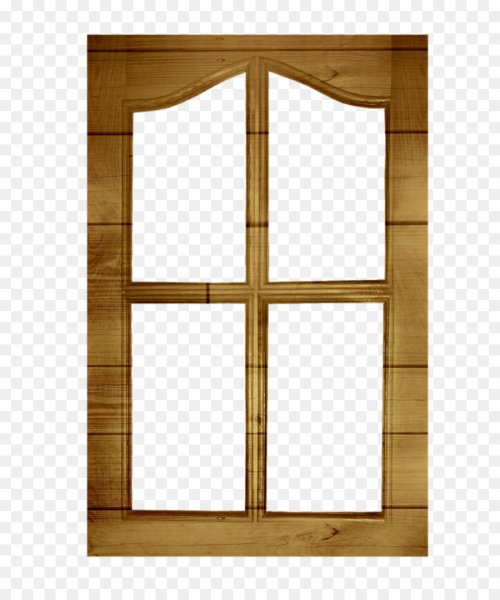 Деревянное окно на белом фоне