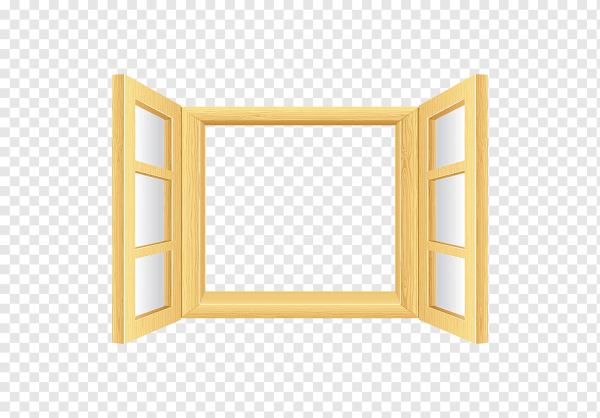 Деревянное окно вектор