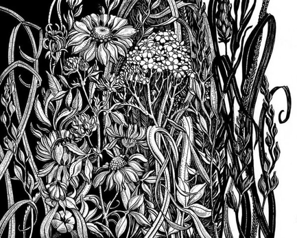 Узоры тушью