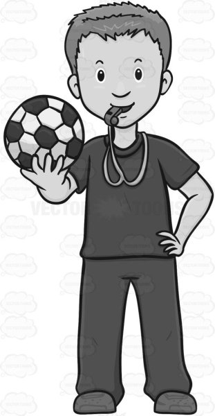 Тренер раскраска для детей