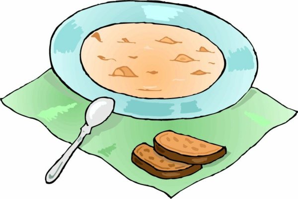 Тарелка с кашей для детей