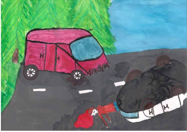 Нарисовать ДТП