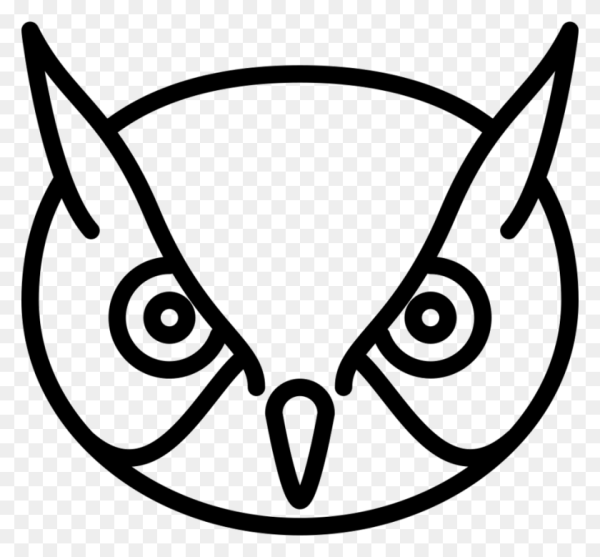 Голова Совы контур